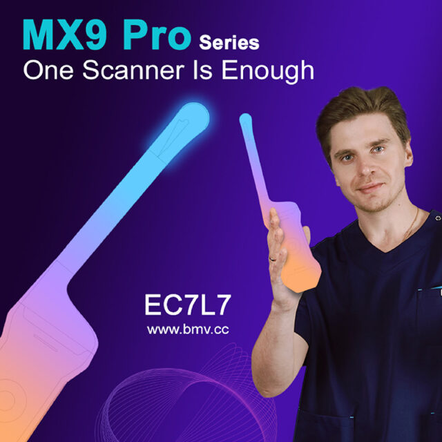 MX9 Pro EC7L7 2in1 (Fifth Generation) 192 Elements Multipurpose Pocket Handheld Ultrasound Scanners